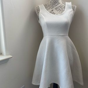 White Scuba Dress